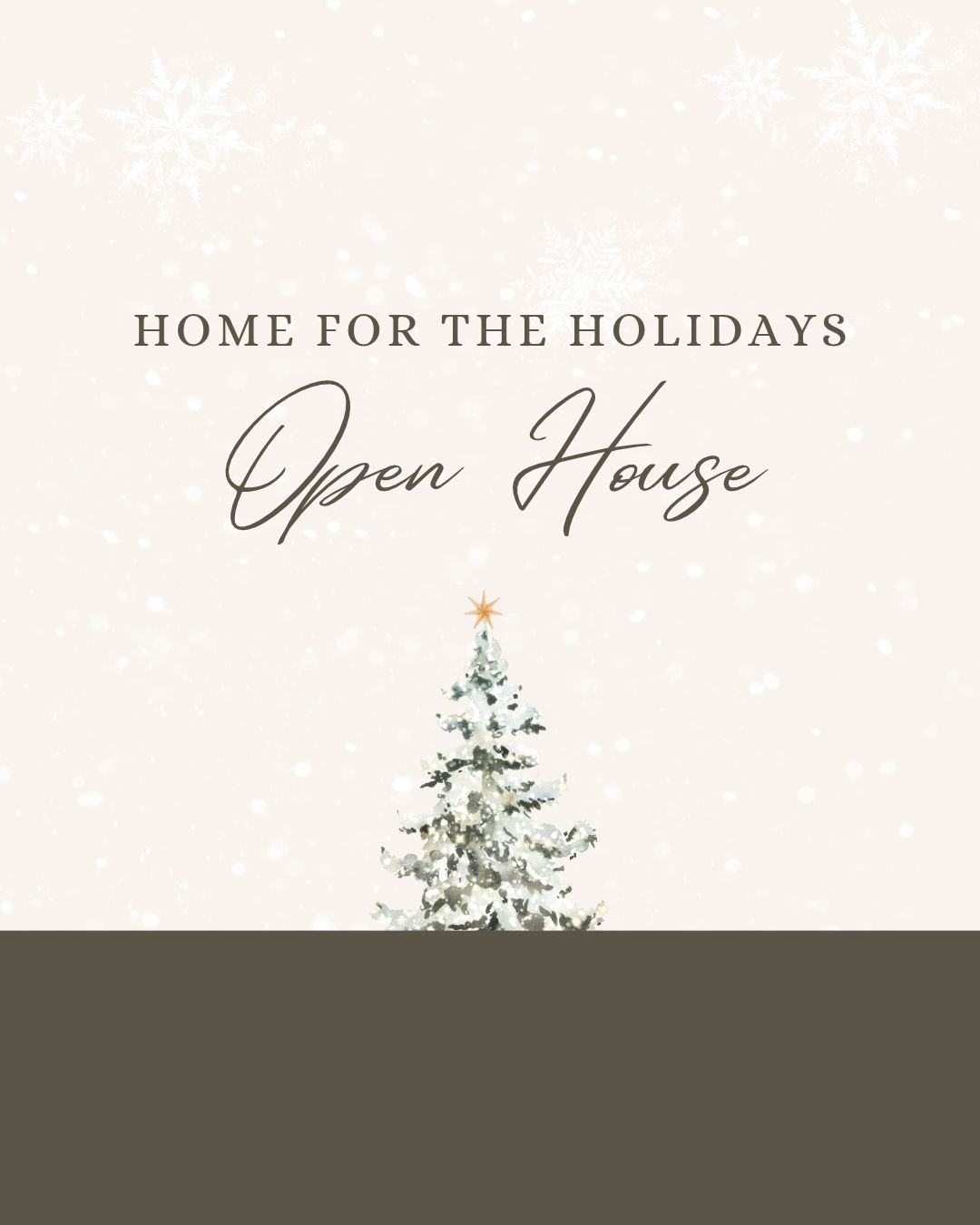 Event: Home for the Holidays Open House