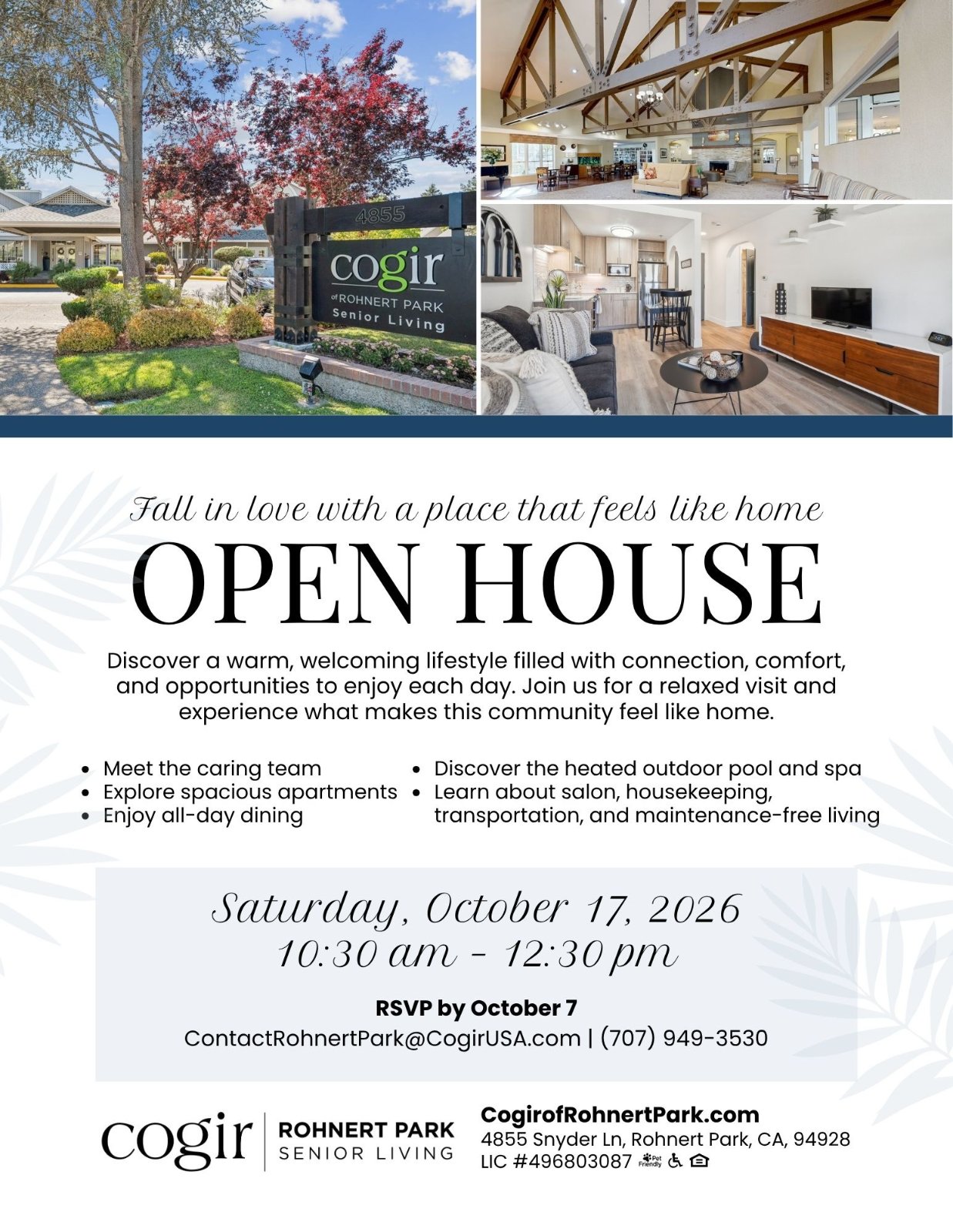 Event: Fall in Love with a Place That Feels Like Home