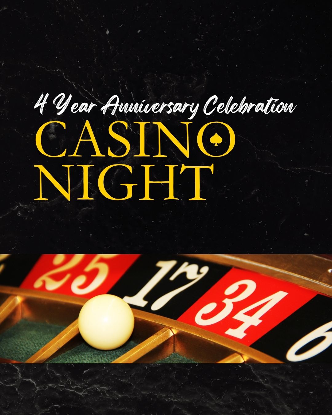 Event: 4th Anniversary Casino Night at Cogir of Kent