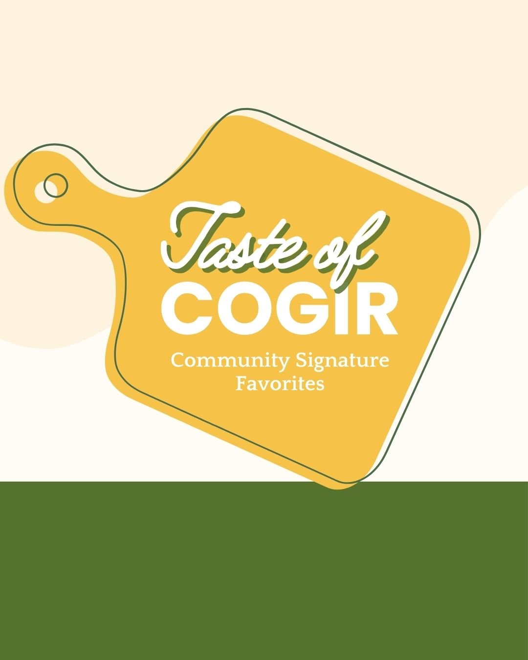 Event: Taste of Cogir: Community Signature Favorites
