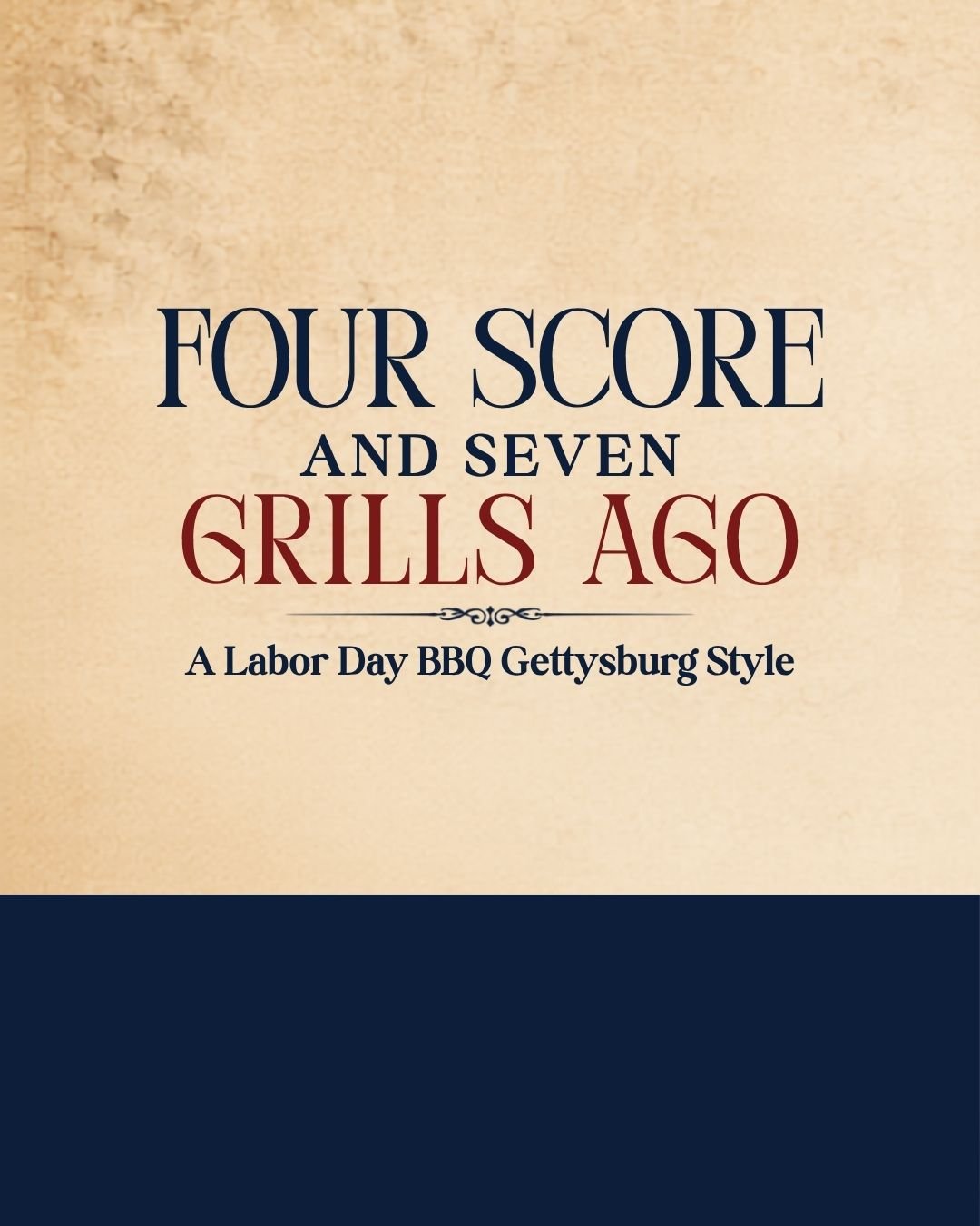 Event: Four Score & Seven Grills Ago