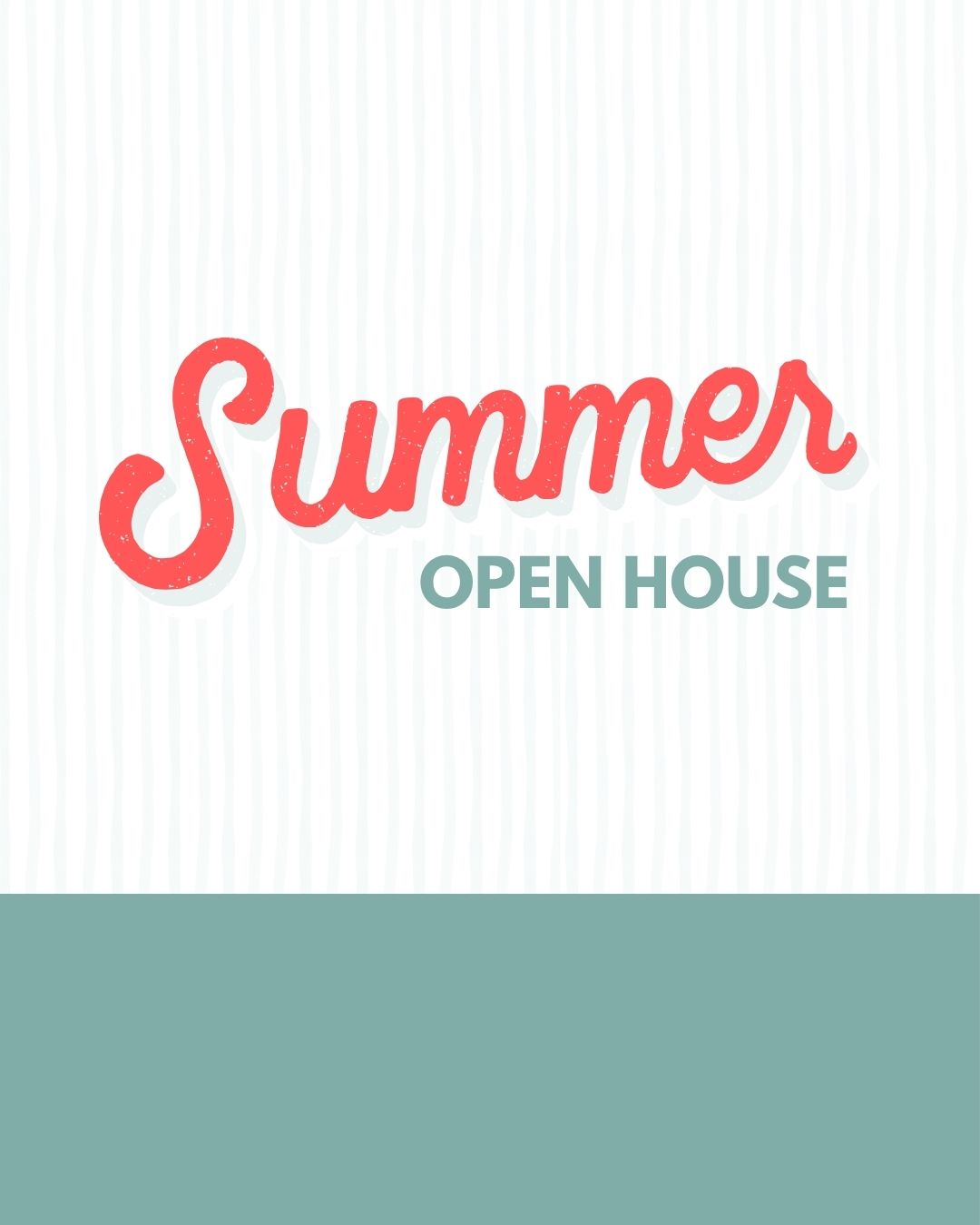 Event: Summer Open House Sundays
