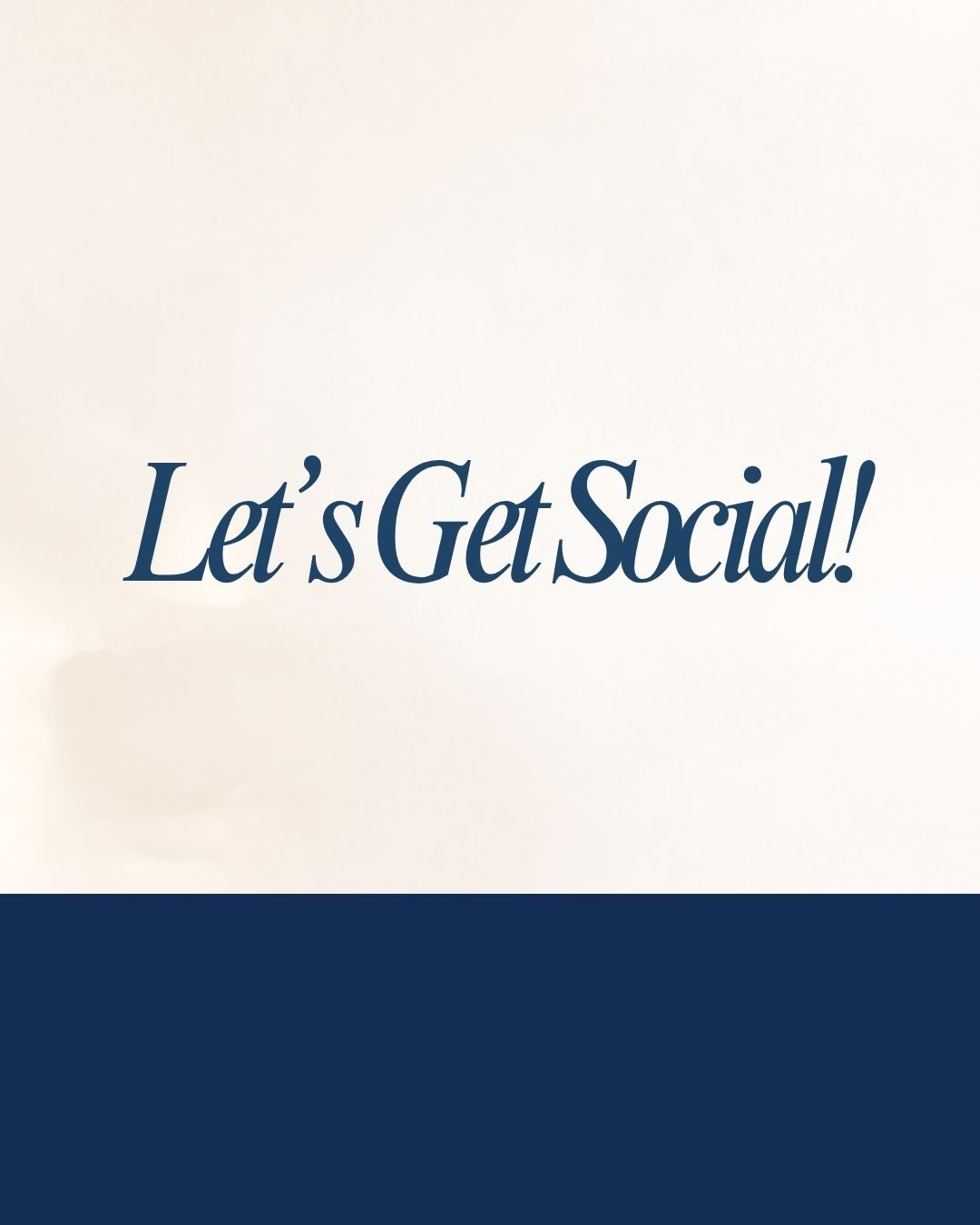 Event: Let’s Get Social!