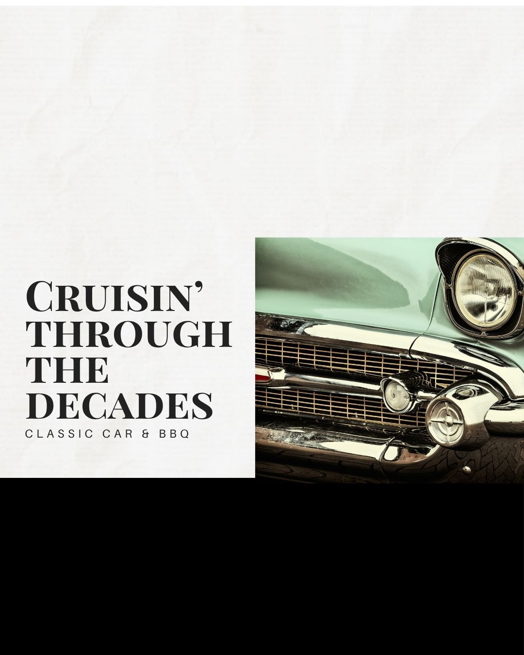 Event: Cruisin’ Through the Decades Car Show & BBQ