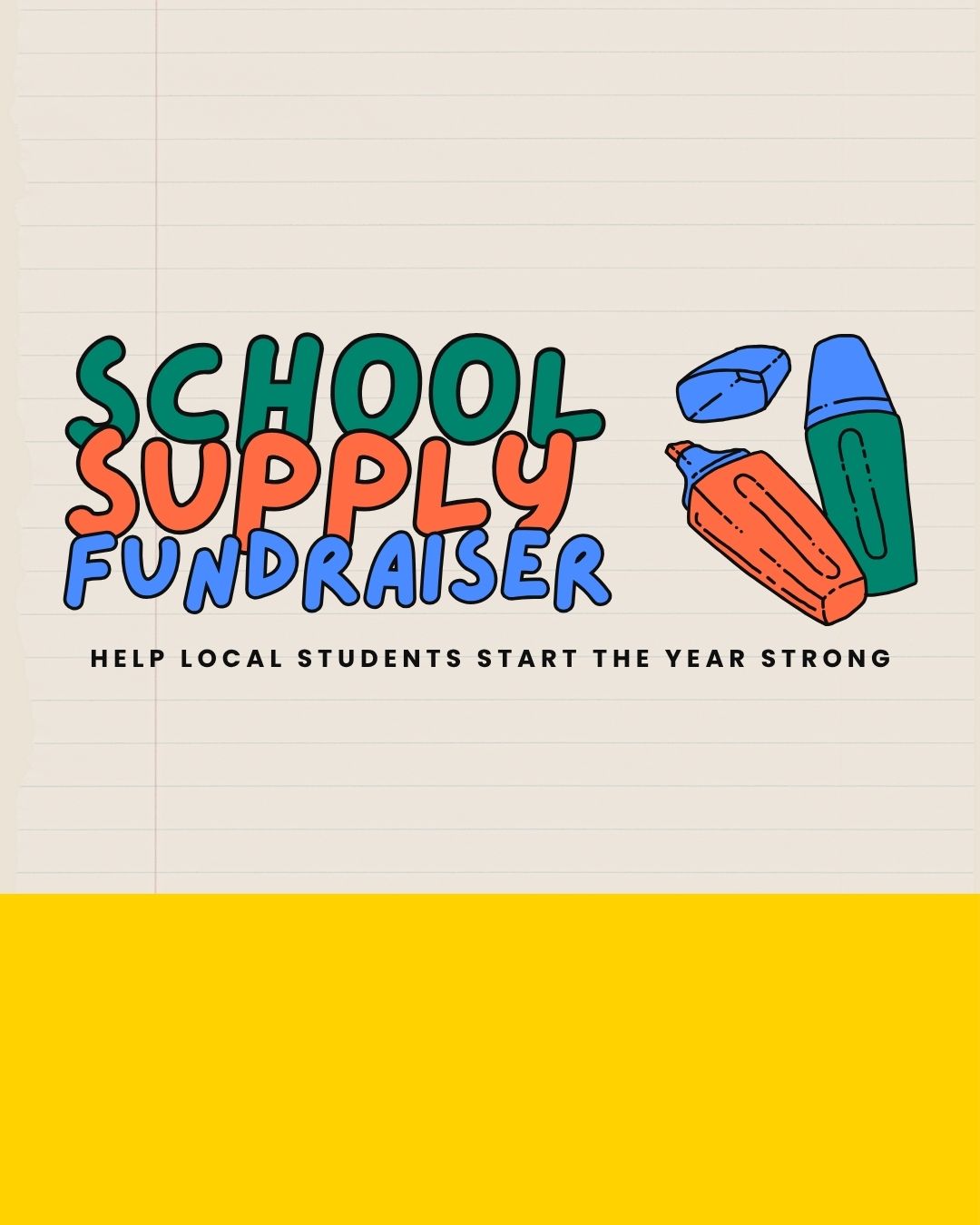 Event: School Supplies Fundraiser