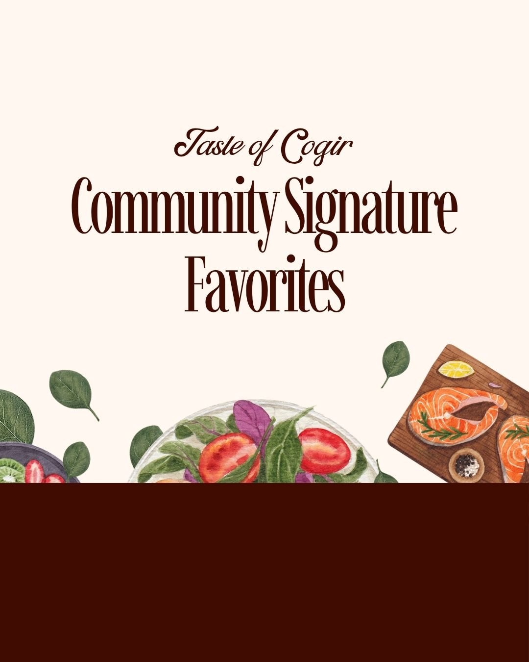 Event: Taste of Cogir: Community Signature Favorites