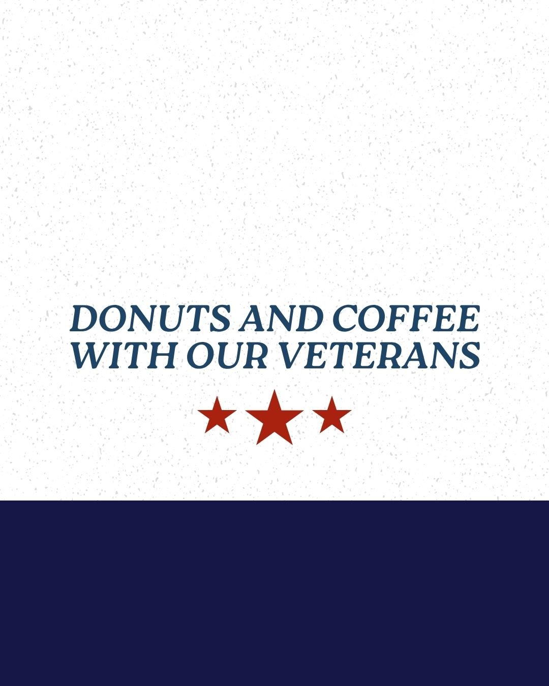 Event: Donuts & Coffee with Our Veterans