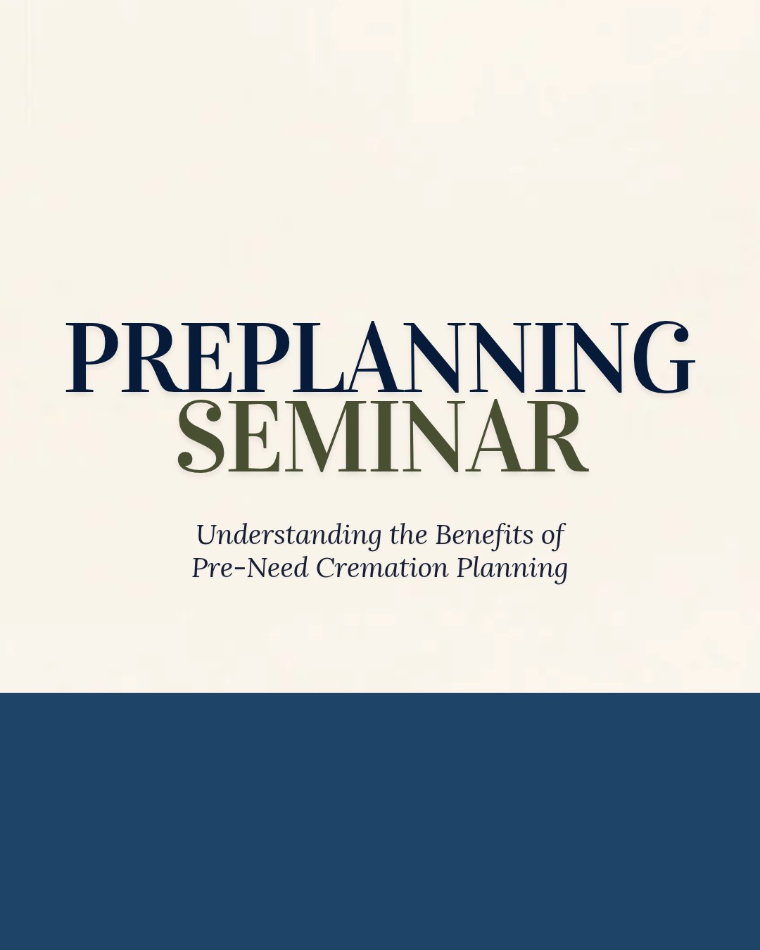 Event: Preplanning Seminar