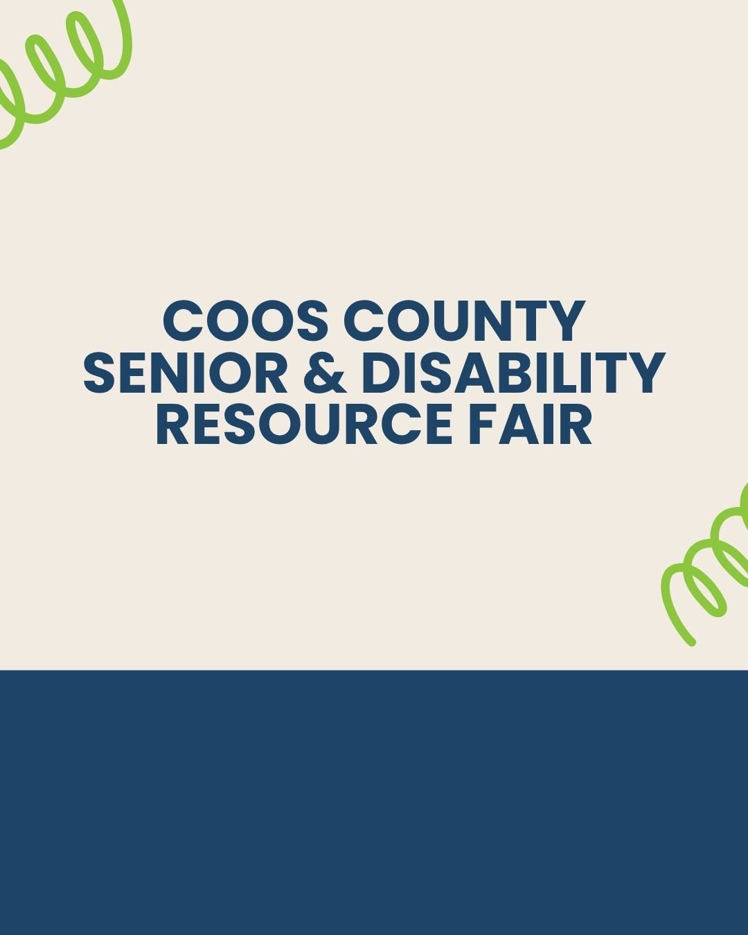 Event: Coos County Senior & Disability Resource Fair