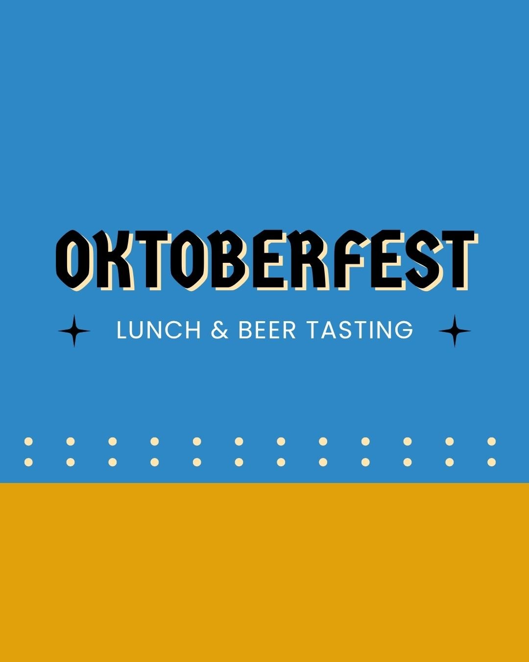 Event: Oktoberfest Lunch & Beer Tasting