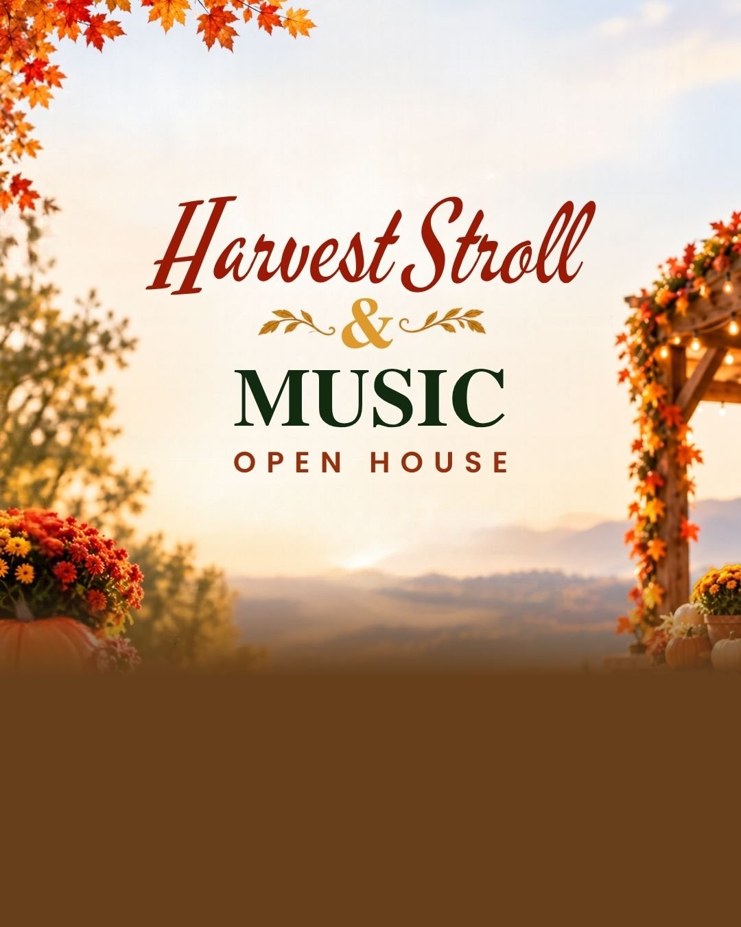 Event: Harvest Stroll & Music Open House