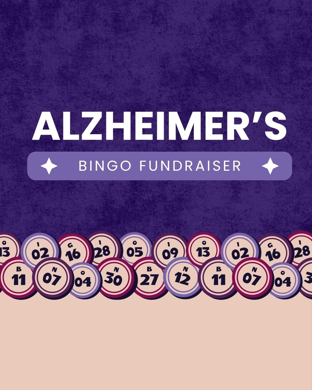 Event: Alzheimer’s Bingo Fundraiser