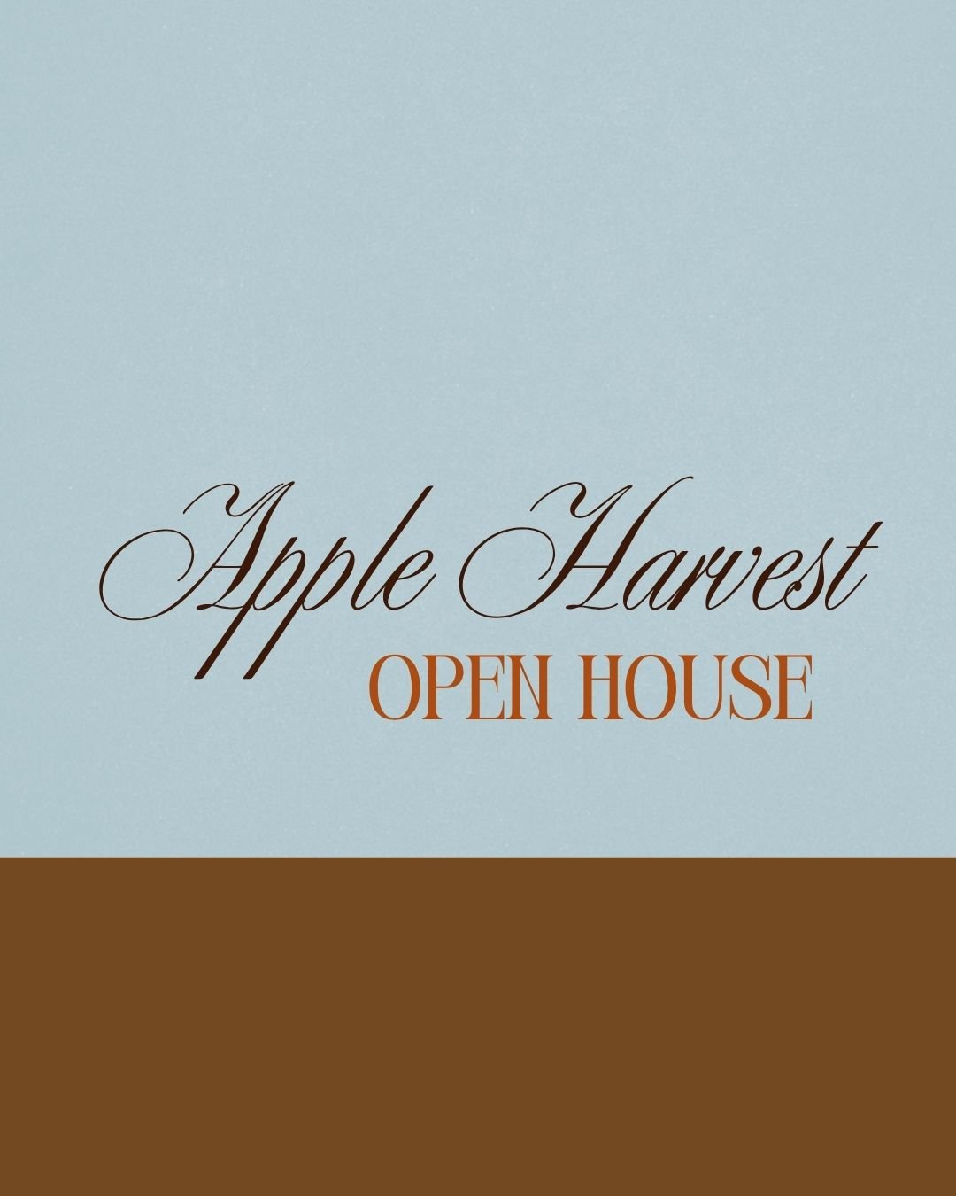 Event: Apple Harvest Open House