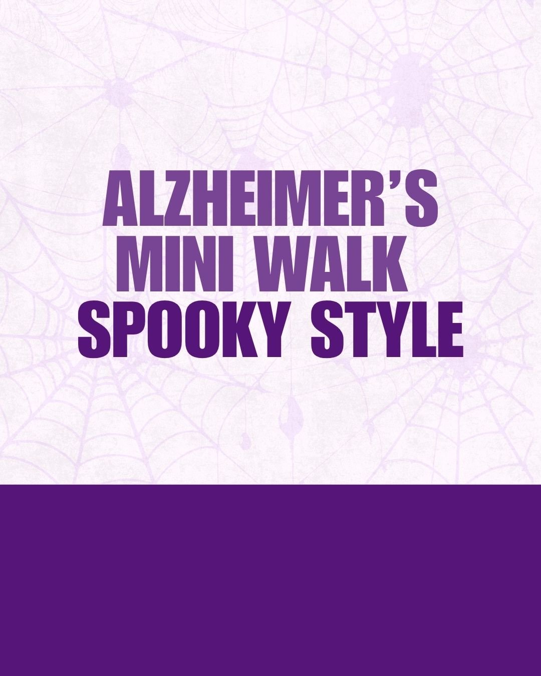Event: Alzheimer’s Mini Walk Spooky Style