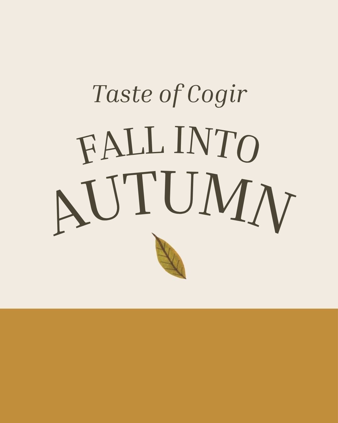 Event: Taste of Cogir: Fall Into Autumn