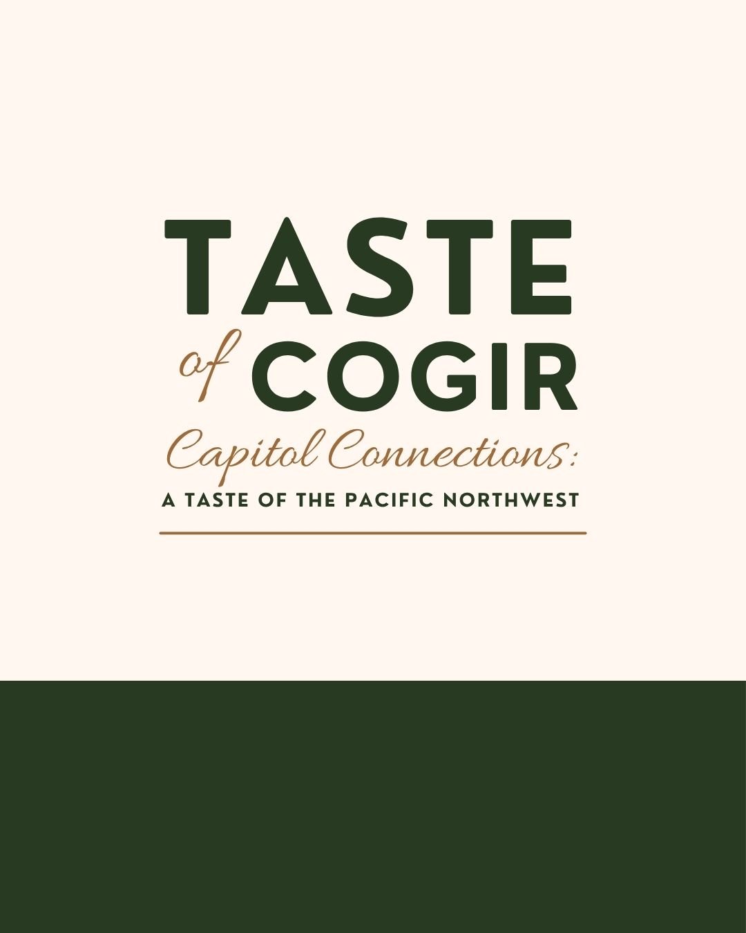 Event: Taste of Cogir: Capitol Connections